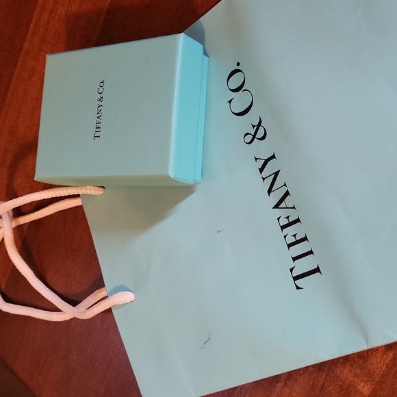 Tiffany & Co. Jewelry - Tiffany & Co. Blue Carboard Jewlery Box-empty And Gift Sack